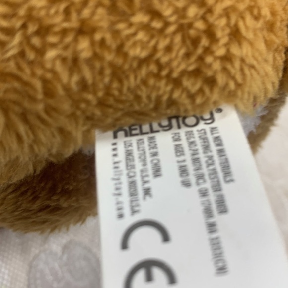 Kellytoy fox plush stuffed animal 7" from 2014 glitter gold eyes - Picture 7 of 11